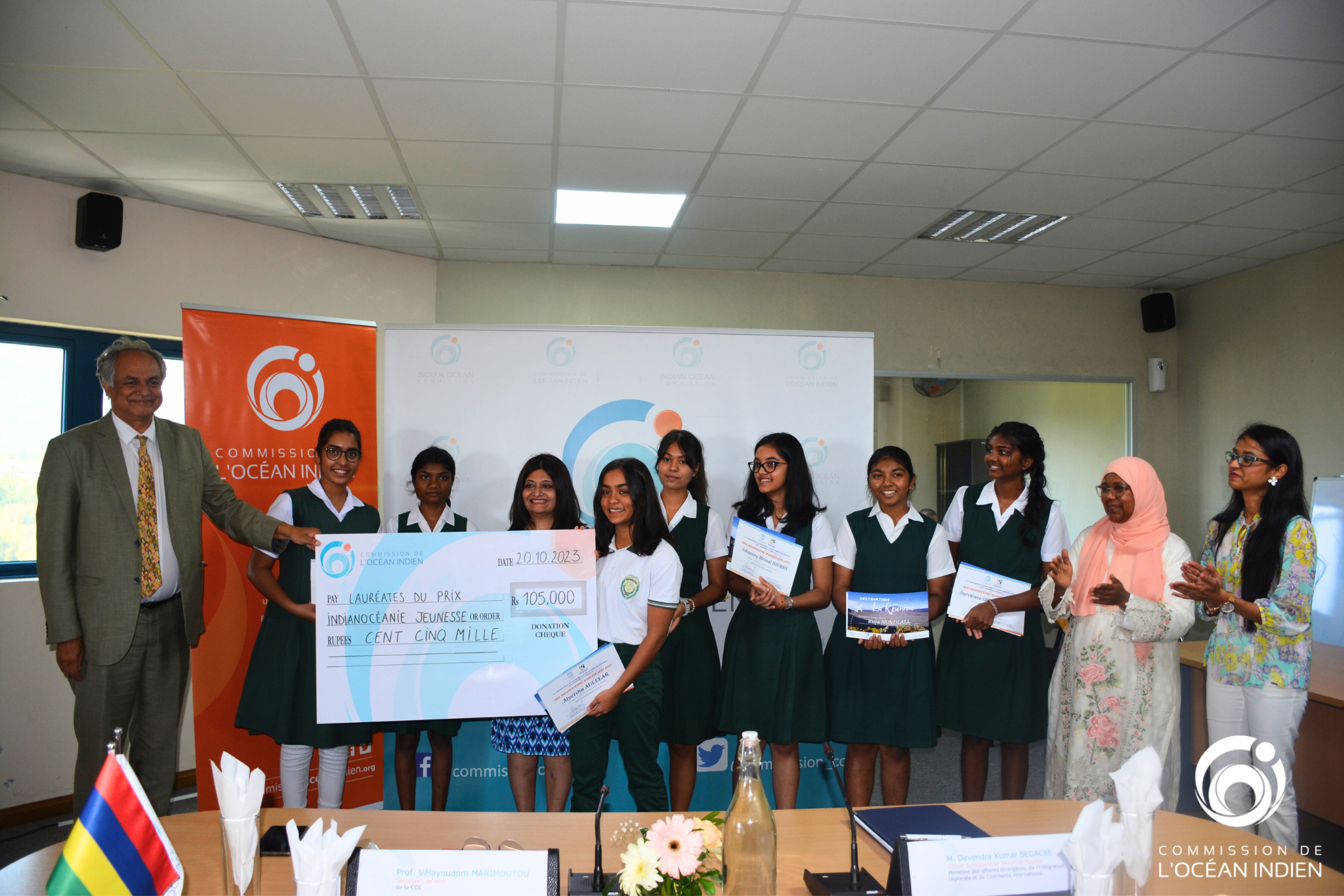 Sept élèves du collège Sushil Ramgoolam de Maurice sortent vainqueurs